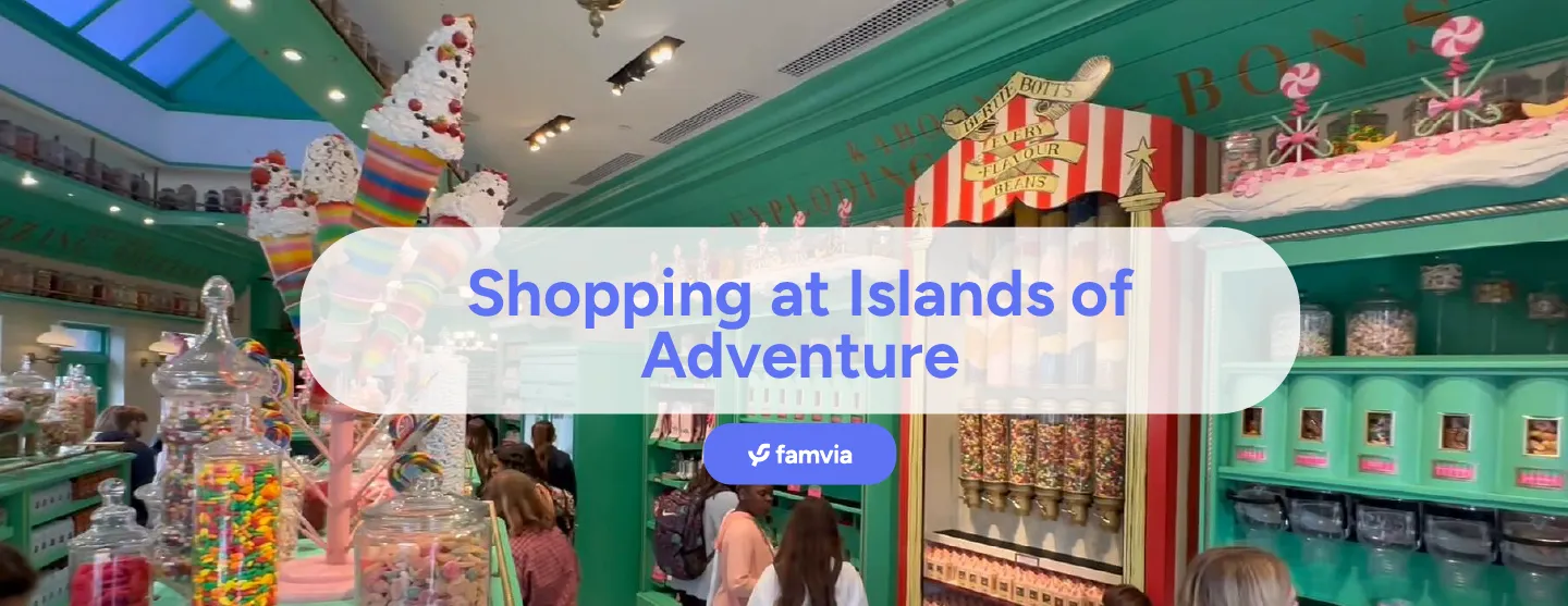 Shopping at Islands of Adventure