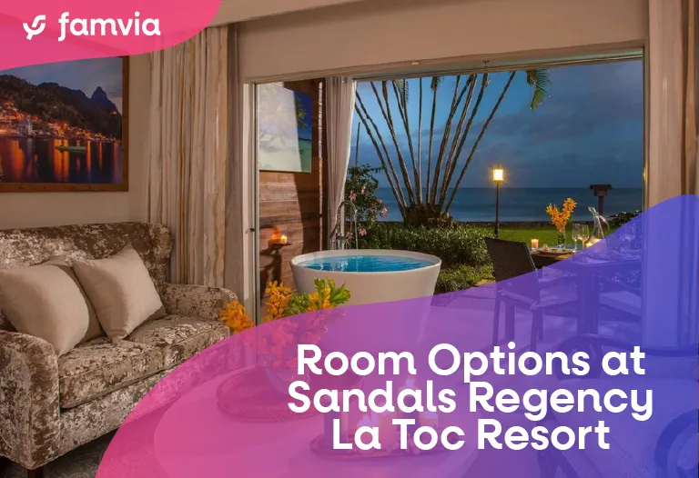Room Options at Sandals Regency La Toc Resort