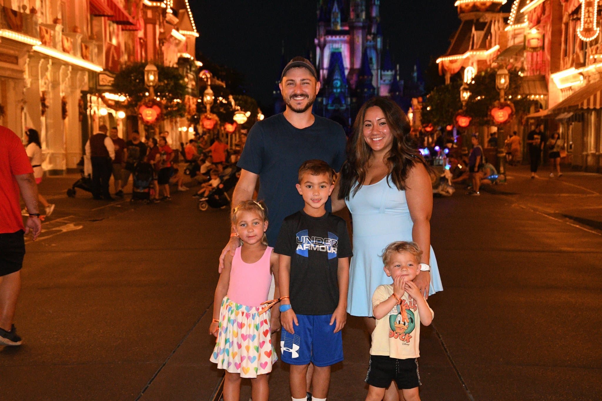 Family enjoying vacation together